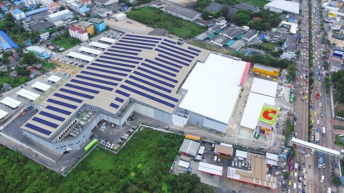 Construct Roof-Top Solar System on Stores of Big C