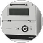 Introduction of Japan's first microwave oven with a turntable.