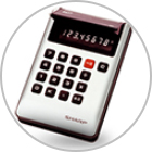 Development of the world's first electronic calculator incorporating an LCD.