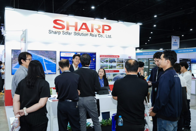 SHARP SOLAR SOLUTIONS ASIA Participated in ASEE Exhibition