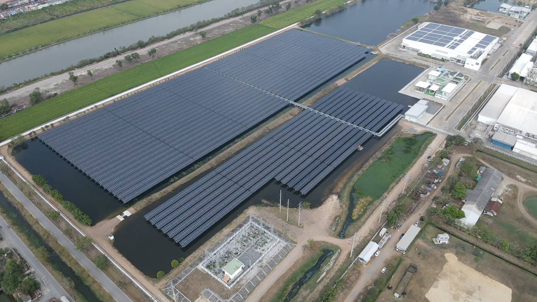 Sharp Installs Solar Power Systems at ponds of MinebeaMitsumi*1 Plants in Thailand