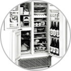 Three-door refrigerator with separate vegetable compartment